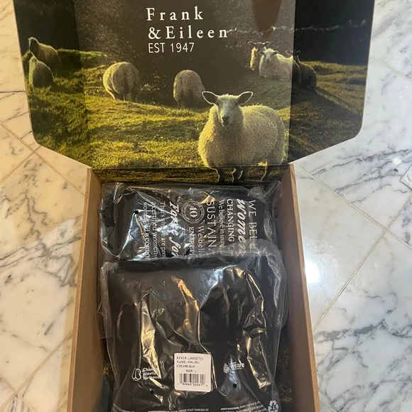 Frank & Eileen Malibu Black Travel Set Size L New in box - Picture 2 of 5